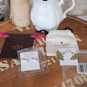 NWT Kate Spade Peacock Earrings